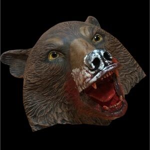Realistic Bear Head Mask for Men